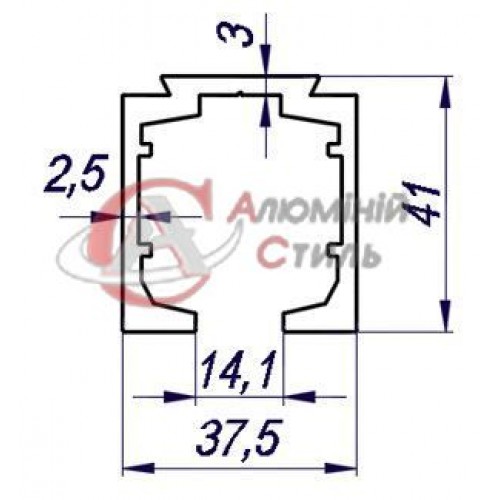 Roller guide, 4 м Techoln G-I211