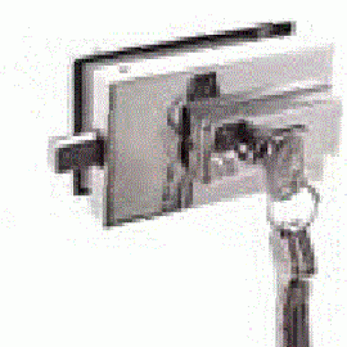 Square surface lock glass-floor Techoln A166S