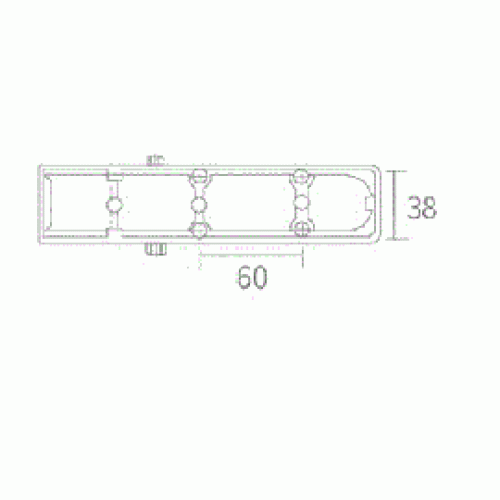 Automatic door closer square 30-65 kg Techoln А231 WI